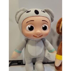 Cocomelon JJ Little Plush Animal Toy  Koala and Monkey Lot of 2
